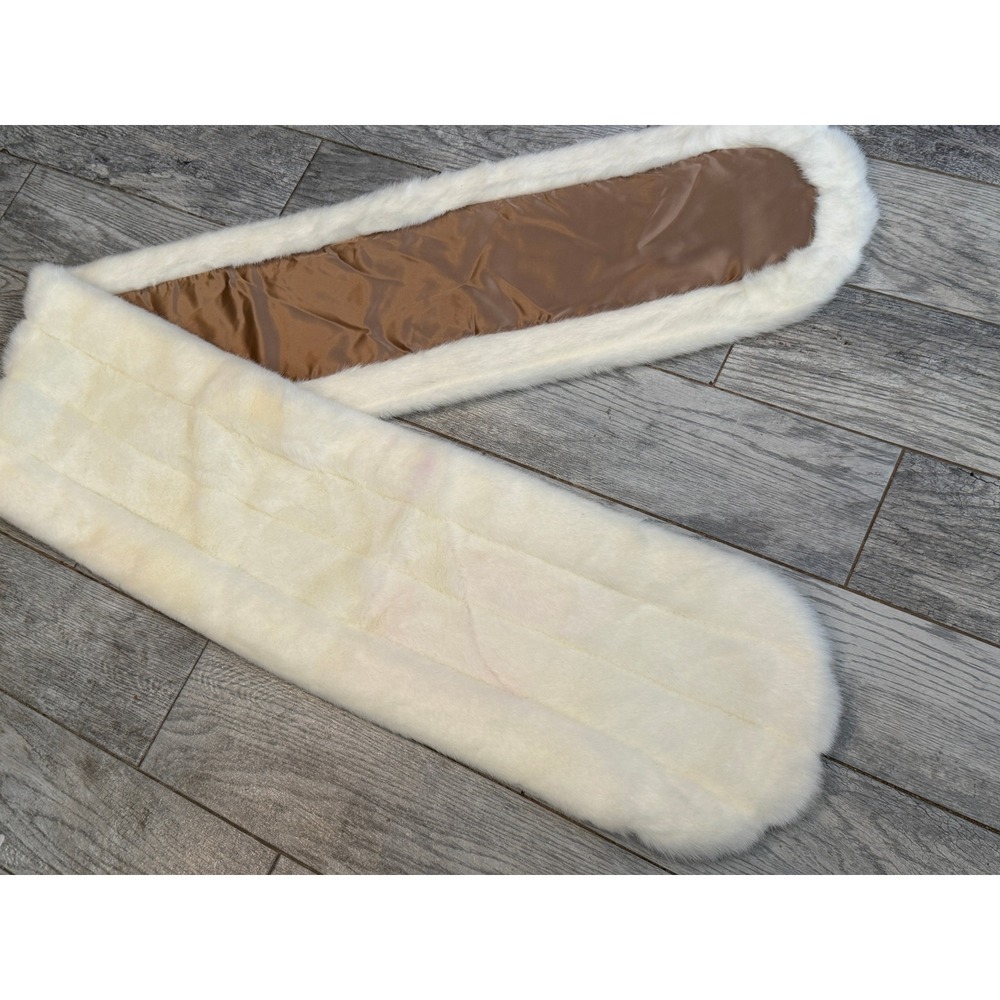 Donna Salyers Fabulous Furs Scarf Faux Fur Extra Long Stole USA Wedding Formal